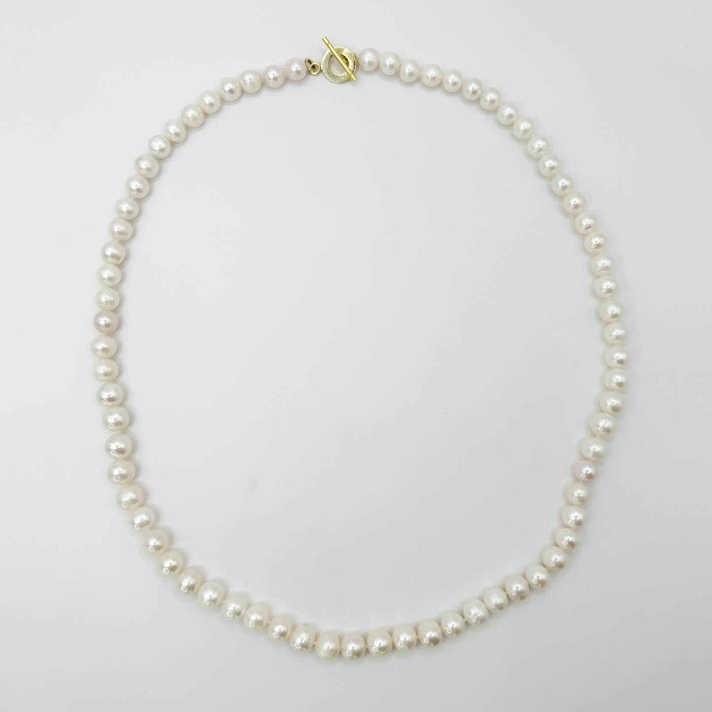 Collar perlas semiredondas M.