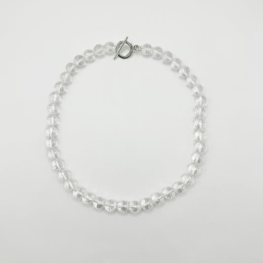Collar cristal de roca.