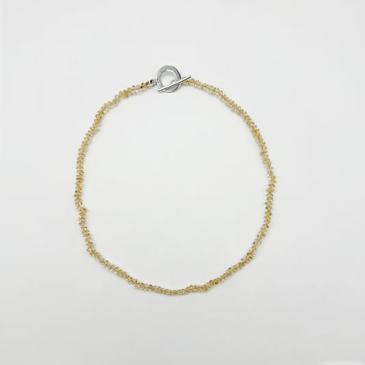 Collar citrina mini.