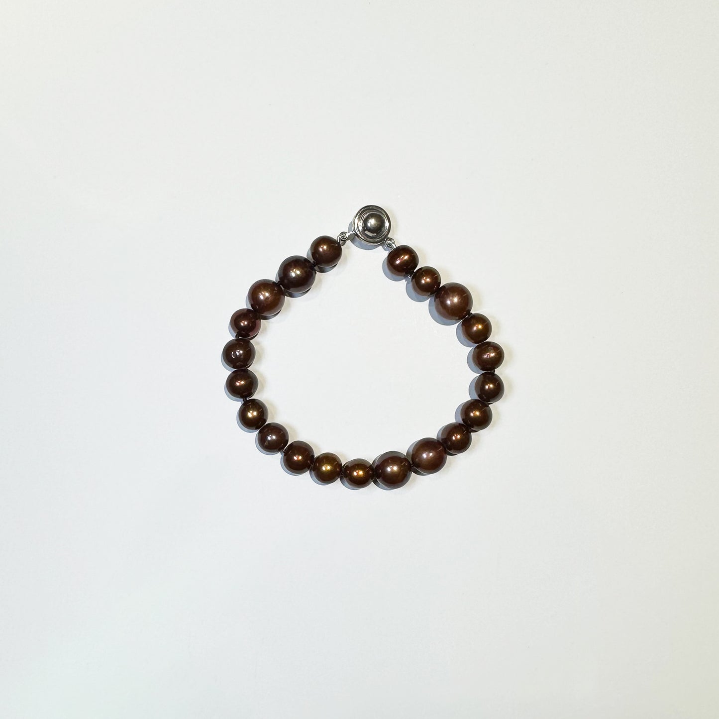 Pulsera perlas cultivadas.