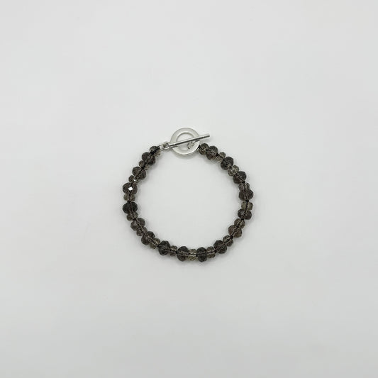Pulsera topacio ahumado.