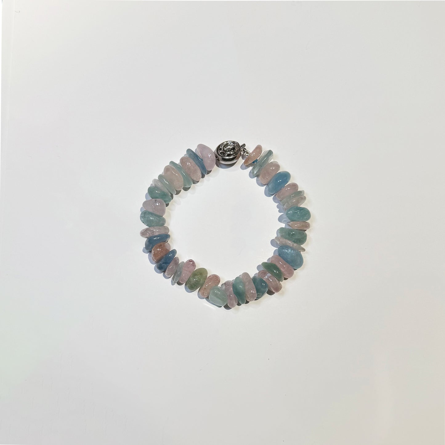 Pulsera cuarzo y turmalina.
