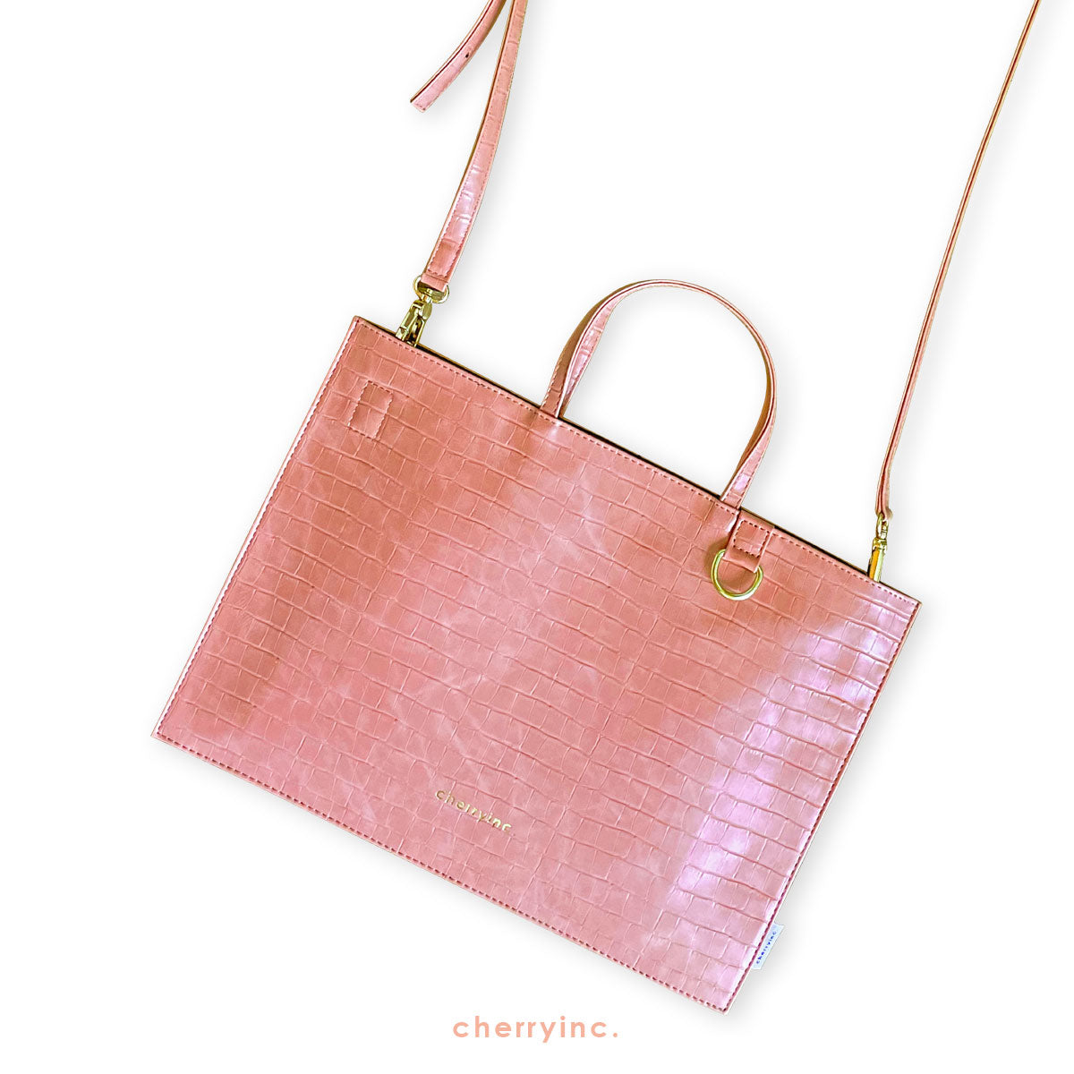 Porta Laptop Croc Rosa