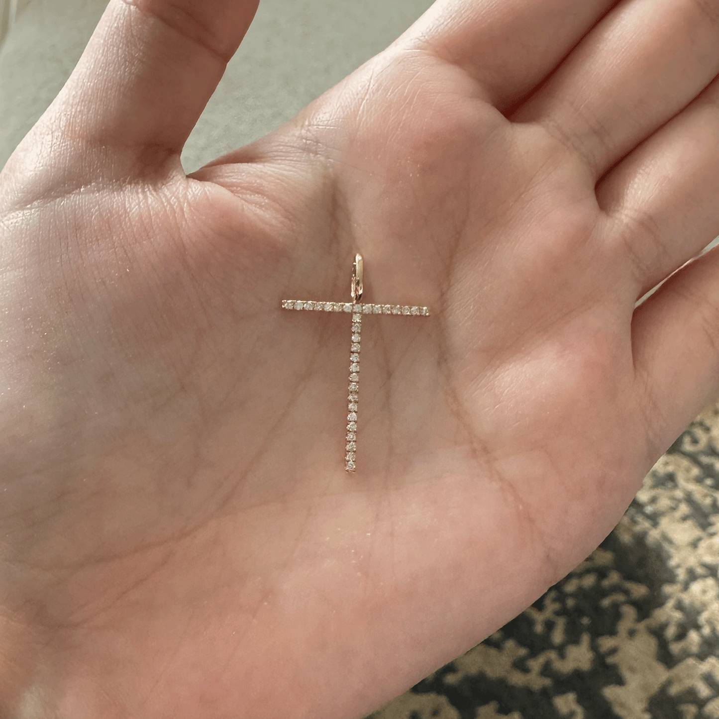 Dije letra T Thin XL - Oro Amarillo