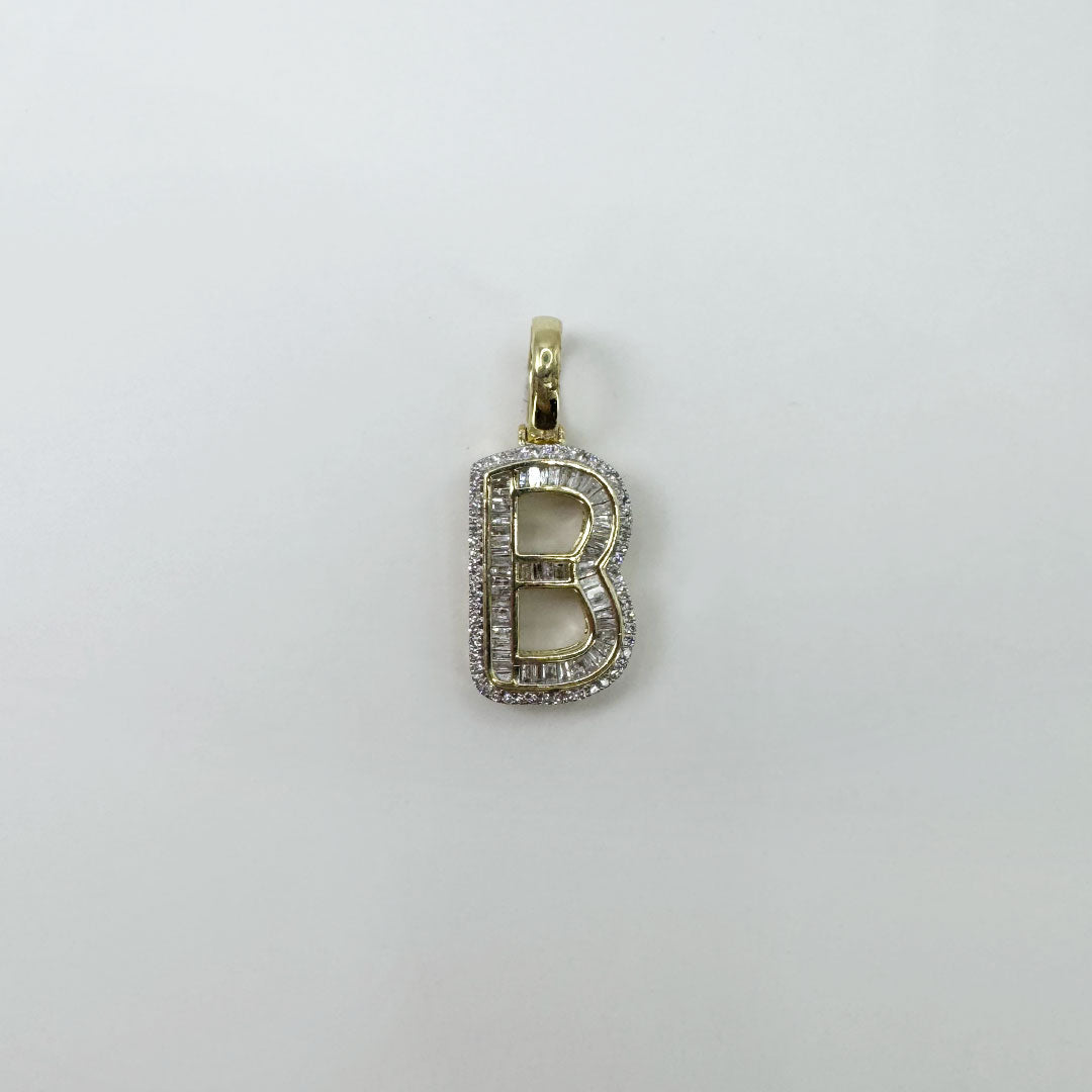 Dije letra "B" XL bubble