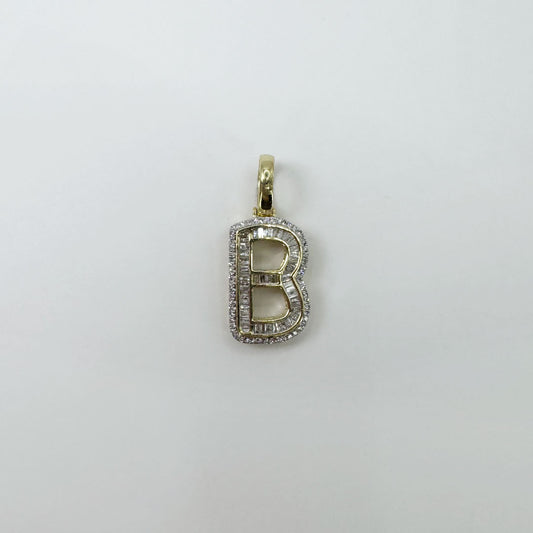 Dije letra "B" XL bubble