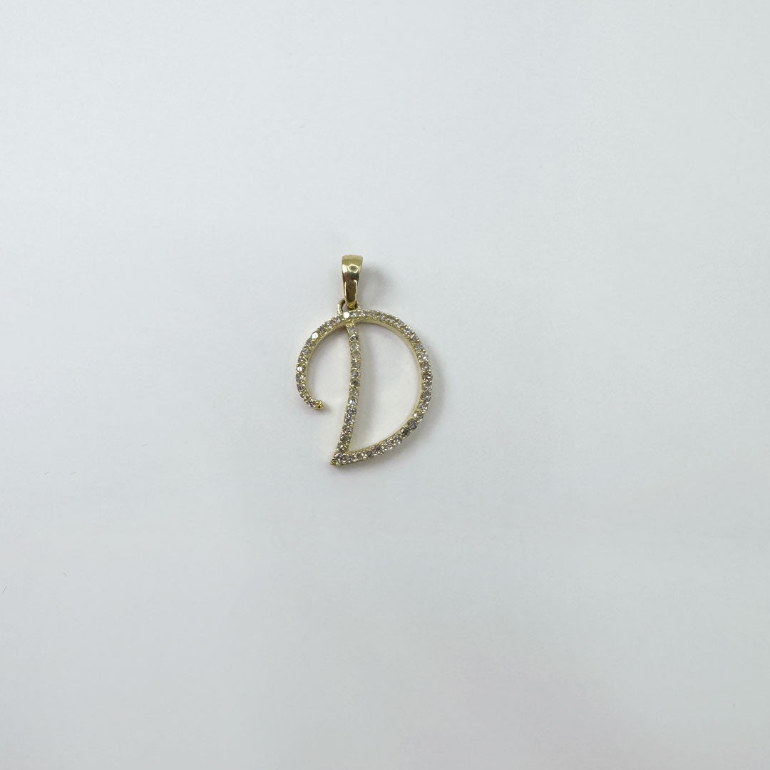 Dije letra "D" Mini