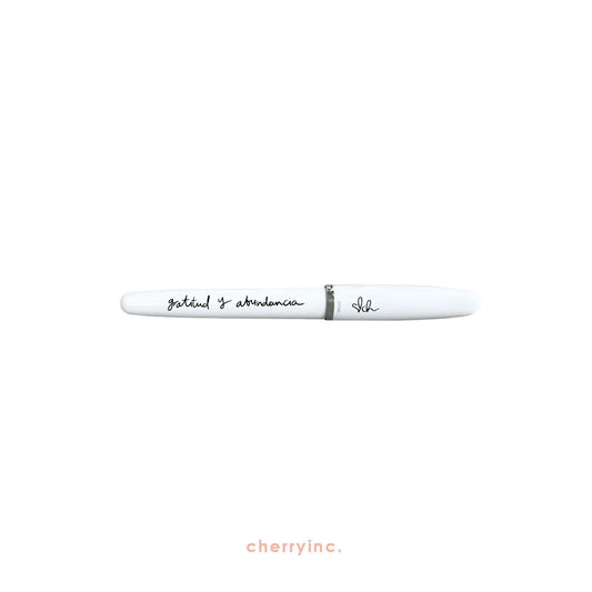 Pluma "Gratitud y Abundancia"
