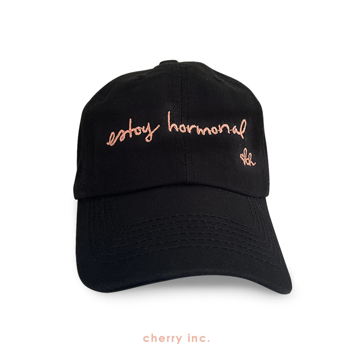Gorra "Estoy Hormonal" Negra